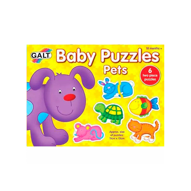 Puzzle Baby Mascotas 6Ud