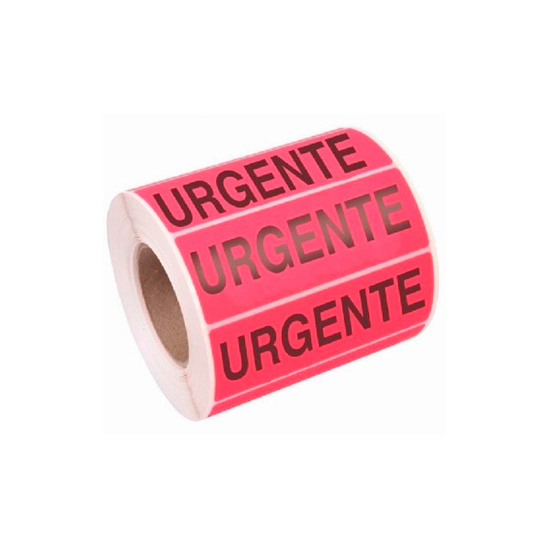Etiquetas Urgente Adhesivas Prise 200Uds