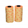 Etiquetas Adhesivas Naranja Fluor 21x12 Pack 10+2 1000Uds
