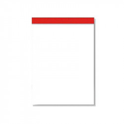 Cuaderno de Notas Folio Grapado Hojas Blancas 80 Hojas