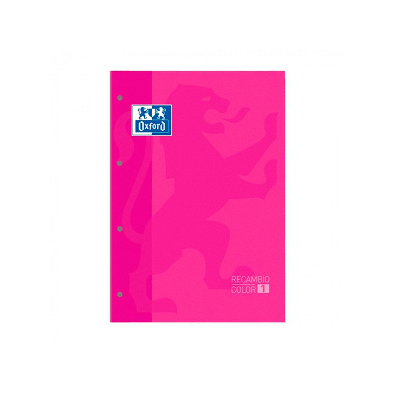 Hojas de Recambio A4 Fucsia 5x5 90 Grs