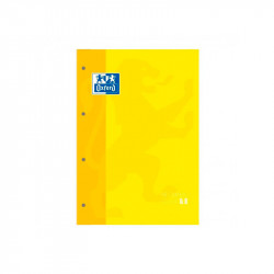 Hojas de Recambio A4 Amarillo 90 Grs 5x5 Recambio Presentación  A4 Recambio Tipo Cuadricula  Recambio Tamaño 5x5 mm