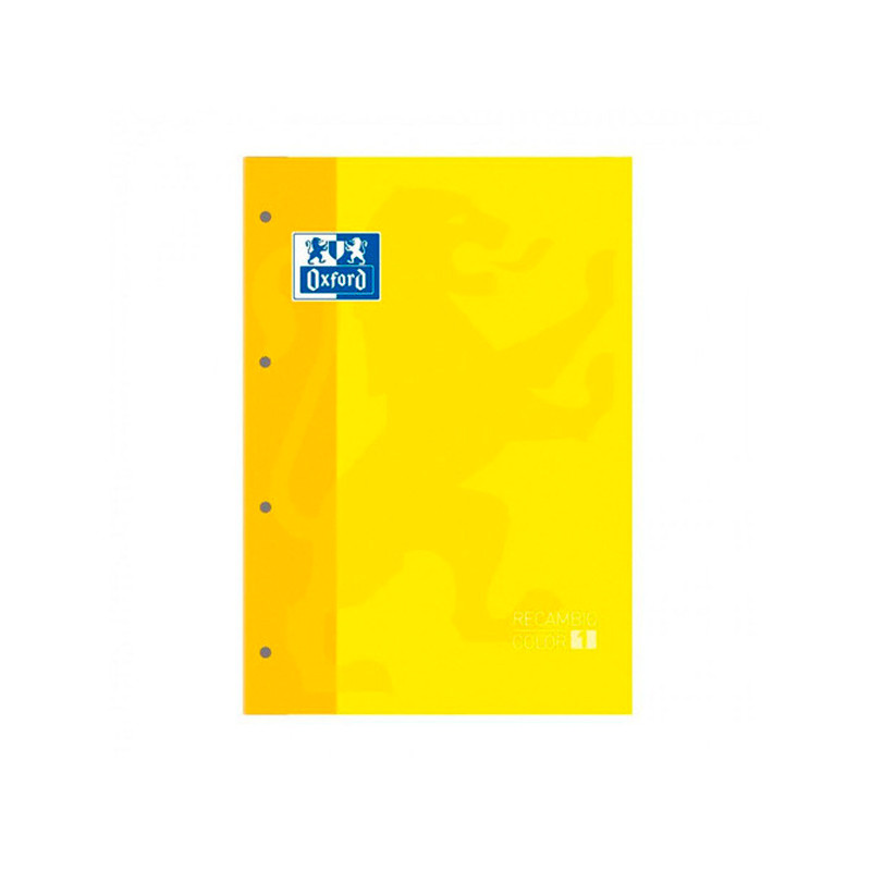 Hojas de Recambio A4 Amarillo 90 Grs 5x5