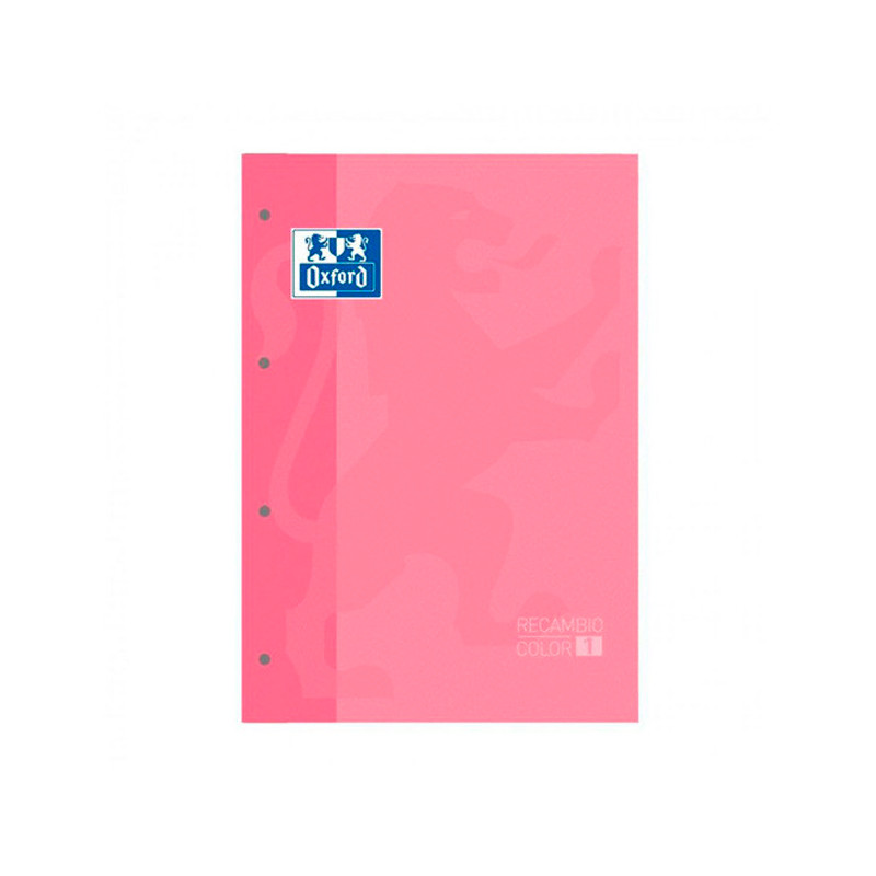 Hojas de Recambio A4 Rosa 5x5 90 Grs