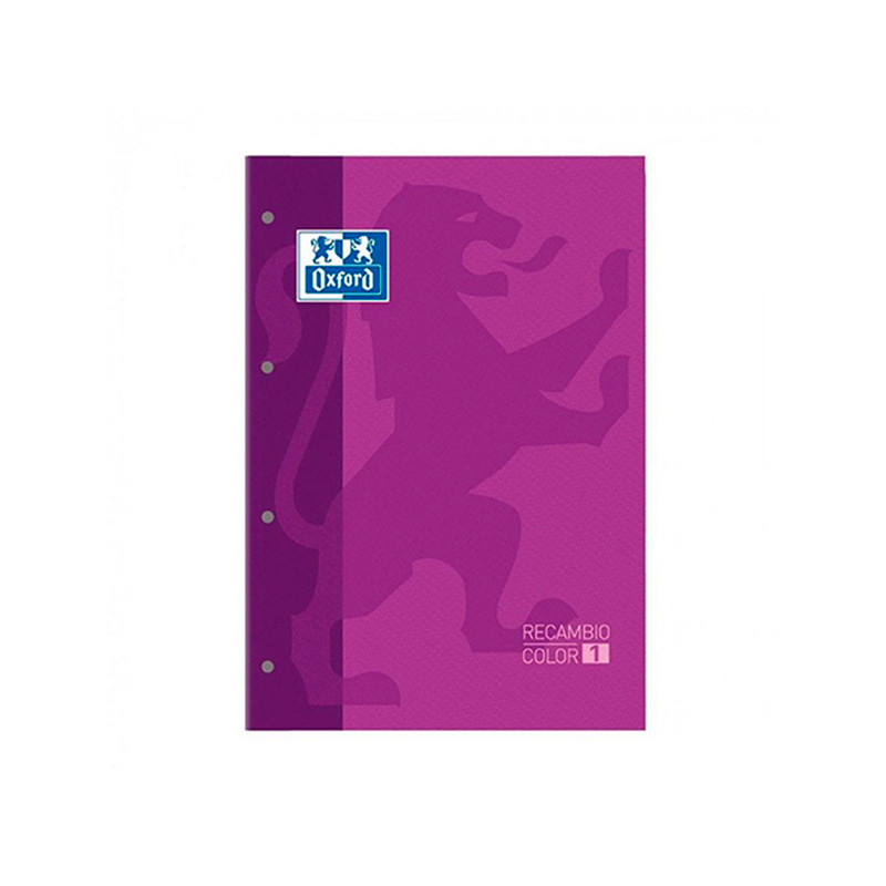 Hojas de Recambio A4 Morado Oxford 90 Grs 5x5