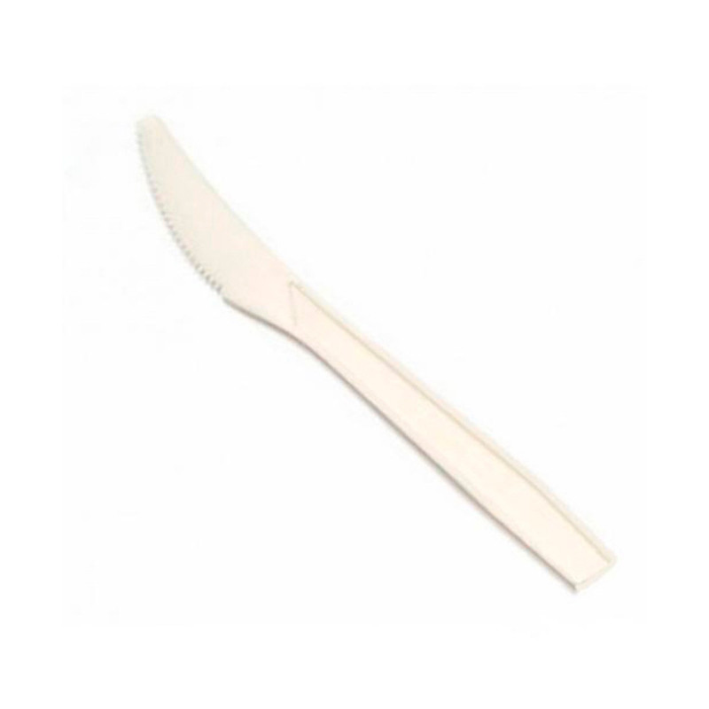 Cuchillo de Maiz Blanco 18Cm x 50Ud