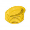 Plato Hondo Pequeño Amarillo 21Cm x 6Ud