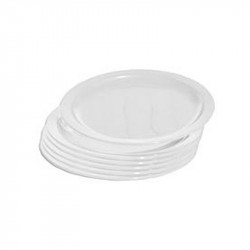 Plato Llano Grande Blanco 24Cm x 6Ud