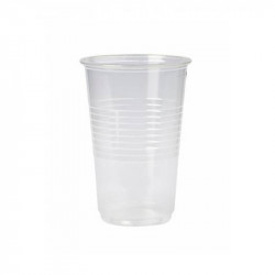 Vaso de Plastico Transparente 220Ml x 100Ud