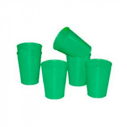 Vasos Verdes 30Cl x 6Ud