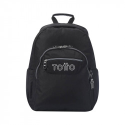 Mochila Escolar Totto Adaptable al Carro Acuareles Negro