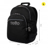 Mochila Escolar Totto Rayol Negro