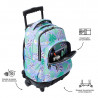 Mochila con ruedas escolar Totto Renglones Selva