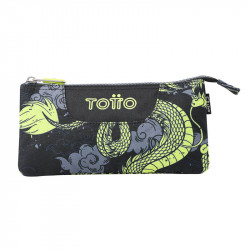 Estuche Escolar Totto Tablero 3 Compartimentos Dragon Chino