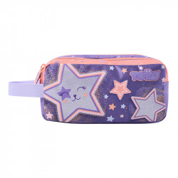 Estuche Escolar Totto Star Cat 2 Compartimentos