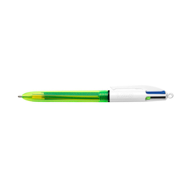 Bolígrafo 4 Colores Bic Fluorescente
