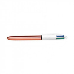 Bolígrafo 4 Colores Bic Rose Gold