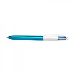 Bolígrafo 4 Colores Bic Shine Cuerpo Azul