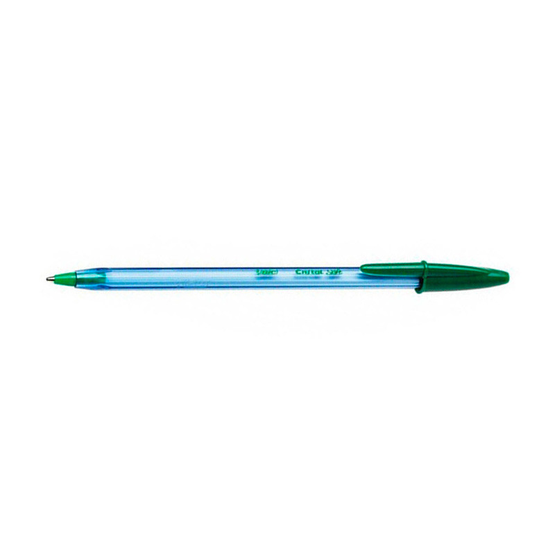 Bolígrafo Cristal Soft Verde