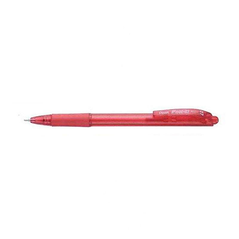 Bolígrafo Retráctil Pentel Ifeelit Bx417 Rojo