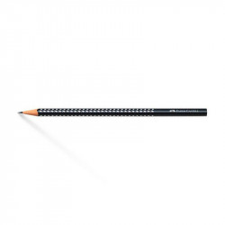 Lapiz Sparkle Negro Metalico Faber Castell