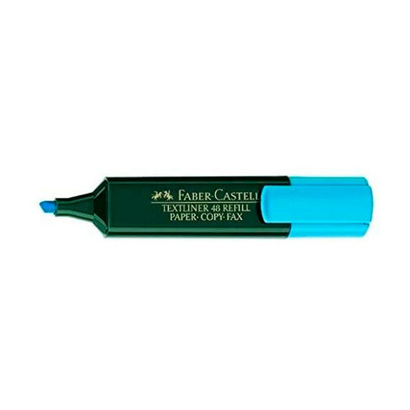 Subrayador Faber Castell Texliner 48 Fluorescente Azul