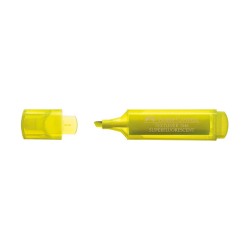 Subrayador Faber Castell Texliner Fluorescente Translucido Amarillo