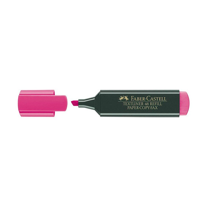 Subrayador Faber Castell Rosa Flúor