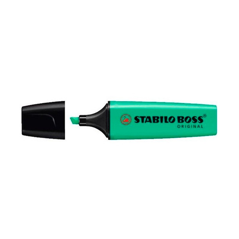 Subrayador Stabilo Boss Original Verde Turquesa