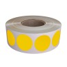 Gomets Circulo Grande Amarillo Rollo