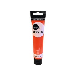 Pintura Acrílica para Manualidades Darler Rowney Naranja Tubo 75ML