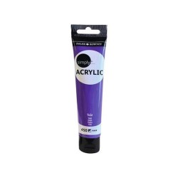 Pintura Acrílica para Manualidades Darler Rowney Violeta Tubo 75ML Pintura Acrílica Colores  Violeta  Pintura Acrílica Presentación  75 ML Pintura Acrílica Tonos   Básicos