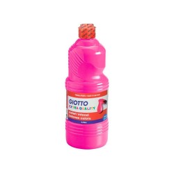 Tempera Liquida Giotto Magenta Tapon Rojo 1000Ml