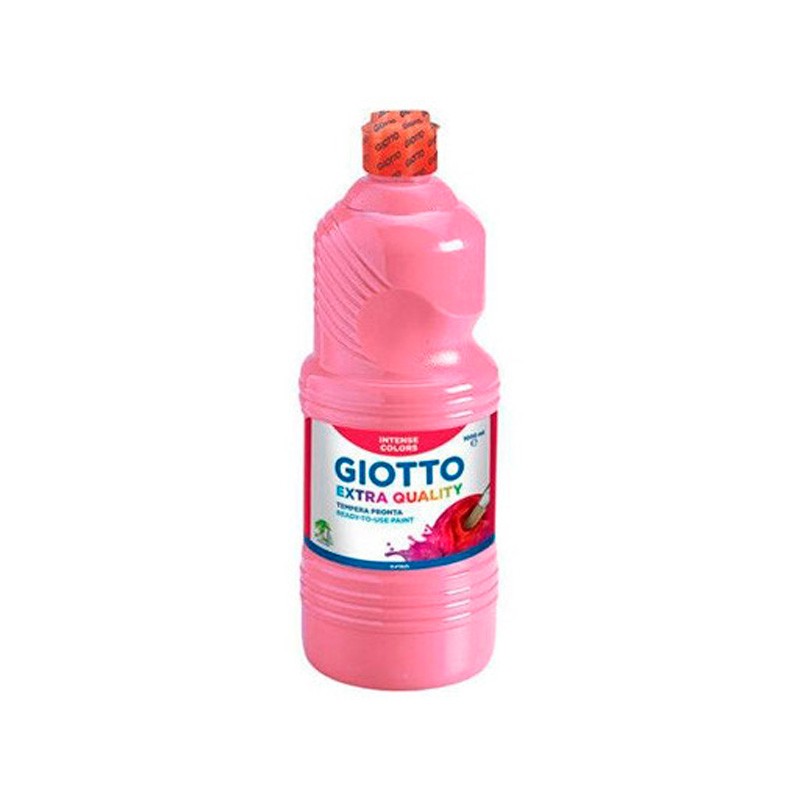 Tempera Liquida Giotto Rosa Tapón Rojo 1000 ML