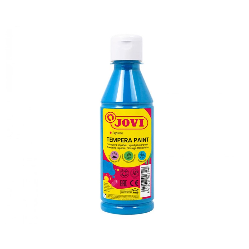 Tempera Liquida Jovi Azul Cyan 250Ml