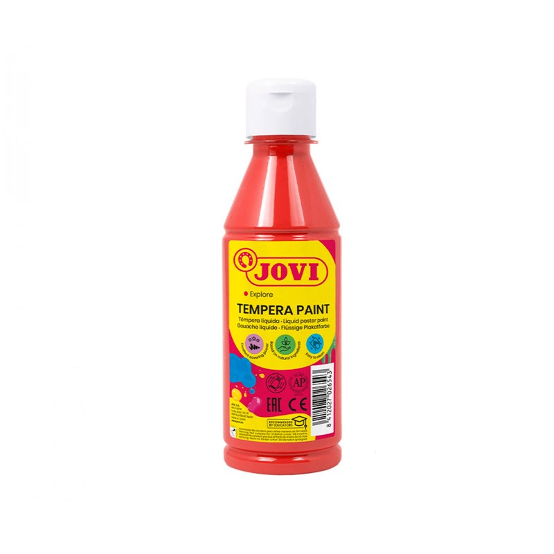 Tempera Liquida Jovi Bermellón 250 ML