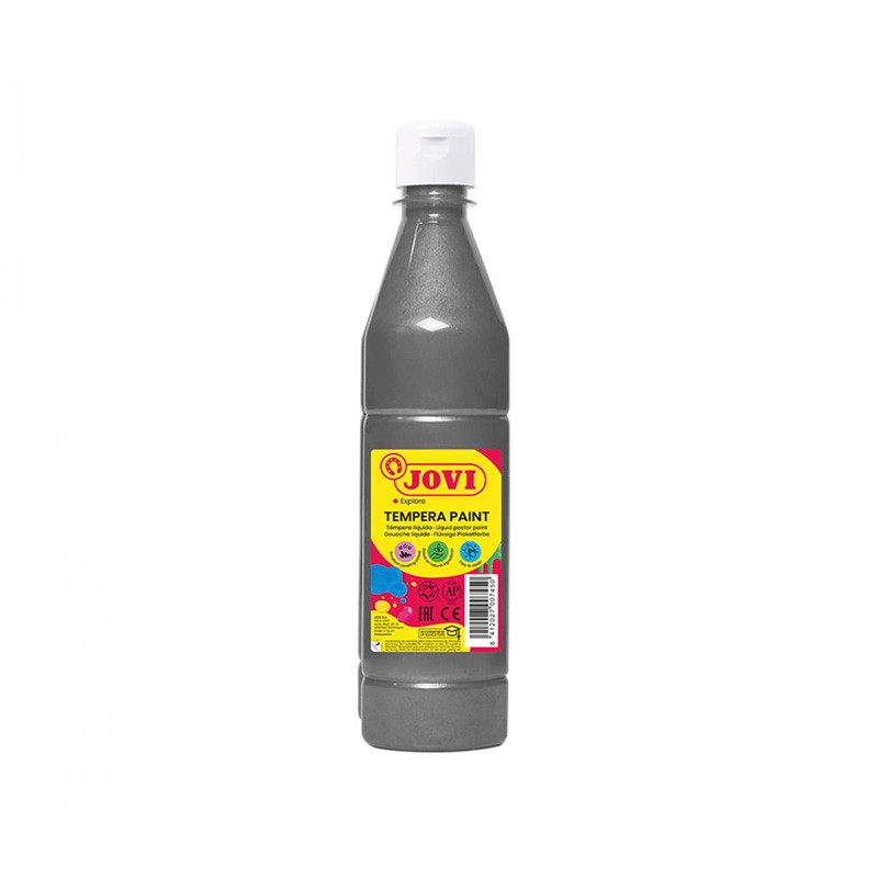 Tempera Liquida Jovi Plata 500 ML