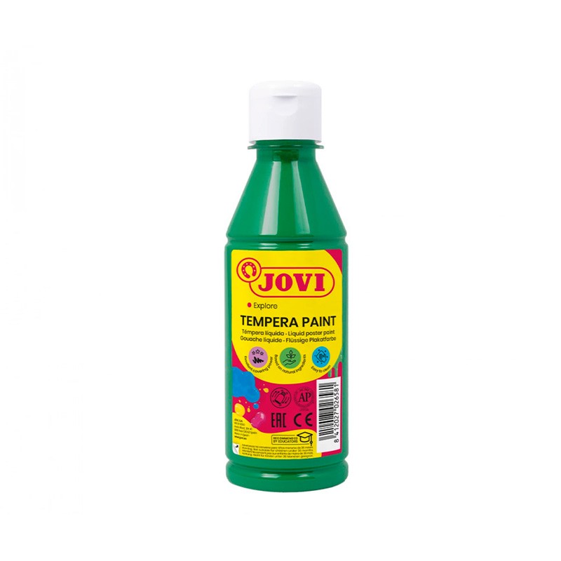 Tempera Liquida Jovi Verde Oscuro 250 ML