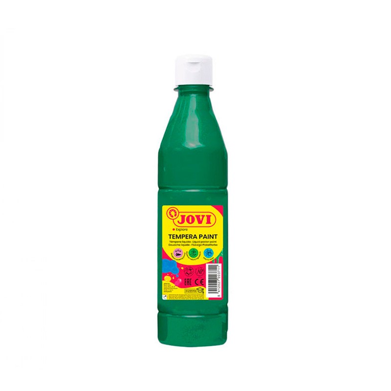 Tempera Liquida Jovi Verde Oscuro 500 ML