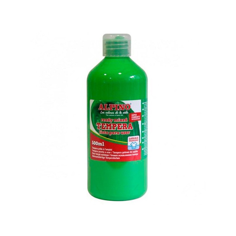 Tempera Liquida Verde Claro 500Ml