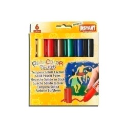 Tempera Solida Playcolor Pocket 6x5Gr