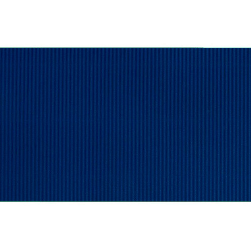 Carton Ondulado Azul Oscuro Exclair Rollo 50x70Cm