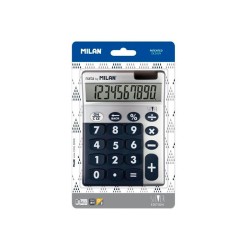 Calculadora Milan Silver Azul 10 Digitos