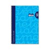 Cuaderno Lamela Folio Tapa Extradura Azul 3mm 80 Hojas