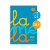 Cuaderno Lamela Folio Tapa Plastica Azul 2,5mm 80 Hojas