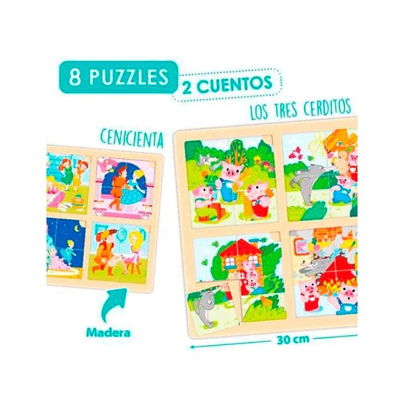 Puzzle Secuencias Los 3 Cerditos Cenicienta