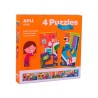 Puzzles la Casa Set 4Ud|Puzzle