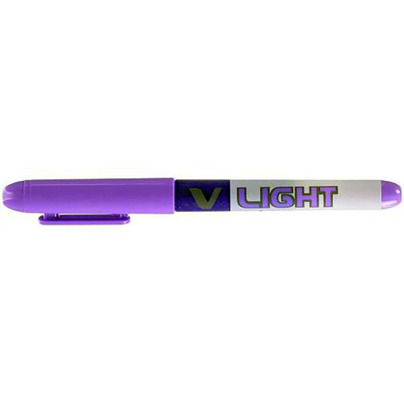 Marcador Fino Pilot Vliquid Light Fluorescente Violeta