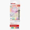 Rotuladores Pastel Edding 1200 Pack 6