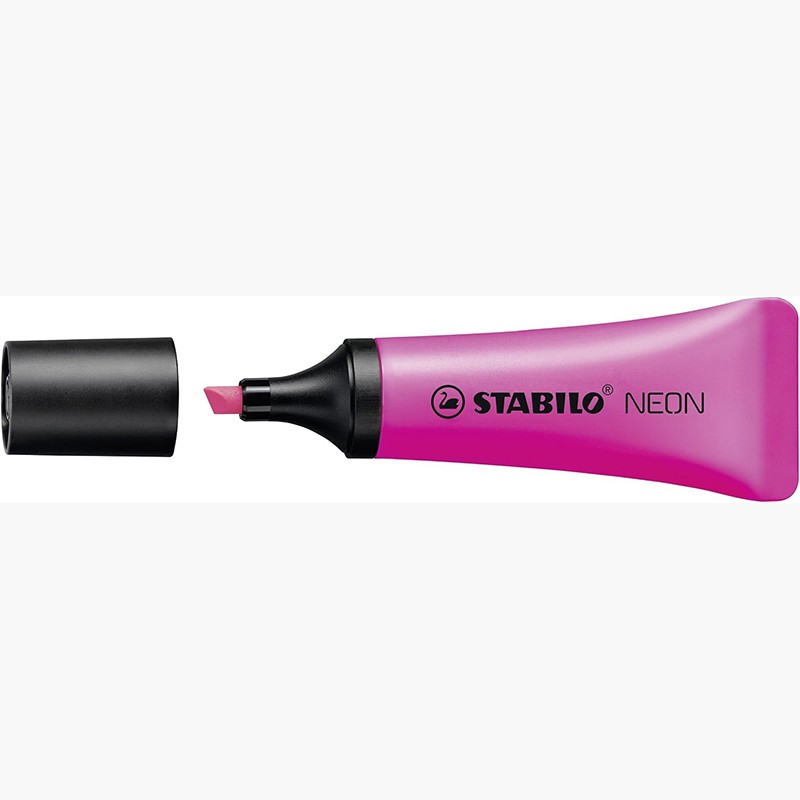 Subrayador Stabilo Neon Rosa